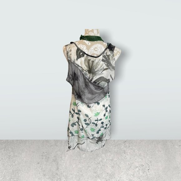 Vintage Concept Long chiffon women's tank top size medium. - Picture 6 of 8